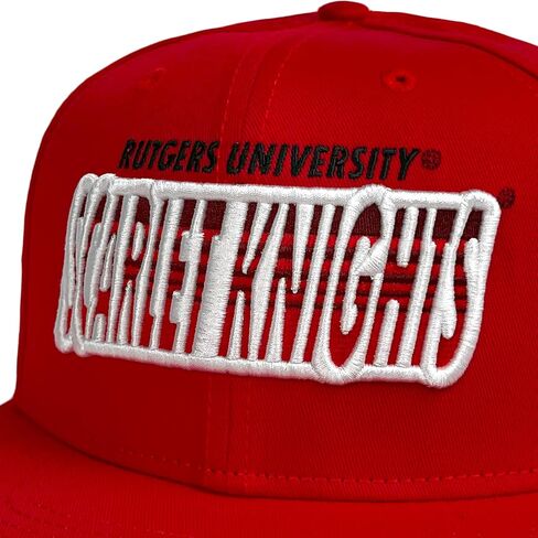 Official Collegiate Adjustable Snapback Flat Brimmed 6 Panel Hat - Gradient Team Collection in Saudi Arabia