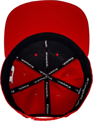 Official Collegiate Adjustable Snapback Flat Brimmed 6 Panel Hat - Gradient Team Collection in Saudi Arabia