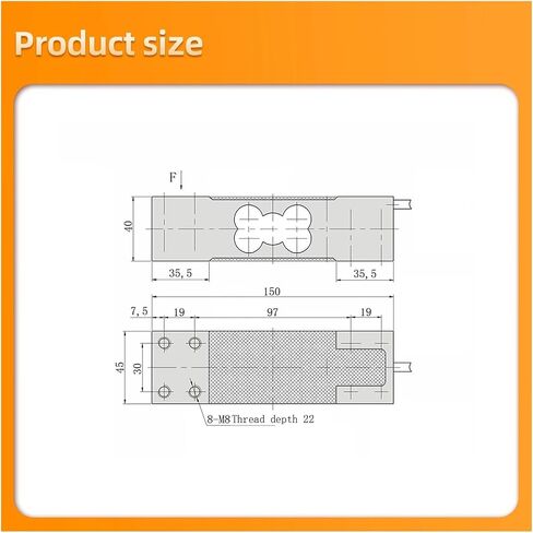 Load Cell Sensor Weight Measurement Single Point Beam HX711 AD Module Weight Sensor Electronic Scale 0-200KG in Saudi Arabia