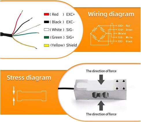 Load Cell Sensor Weight Measurement Single Point Beam HX711 AD Module Weight Sensor Electronic Scale 0-200KG in Saudi Arabia