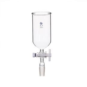 1pcs Clear 50ml to 1000ml Glass Cylindrical Feed Funnel with PTFE Piston 19#24# frosted Standard joint for lab learning tools(50mm joint No.19) in Kuwait
