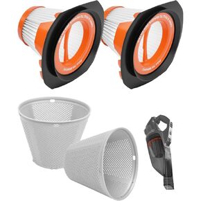 مرشح استبدال Dr Dapper متوافق مع Black+Decker 20v Max PowerConnect باليد ، ل Craftsman V20 Hand Hand Vac ، Models Bchv001c1 ، Bchv001b ، 2 pack in Kuwait