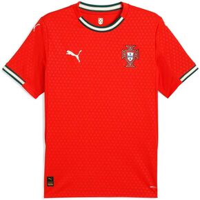 PUMA MENS FPF CREW NECK SLEEVE JERSEY SOCCER CLEATS - RED in Saudi Arabia
