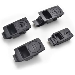 XK149 أسود باب القفل الباب السوداء رسم الربيع قابلة للسحب قفل لوحة مزلاج اللوحة 1pcs (XK149-1S) in Kuwait