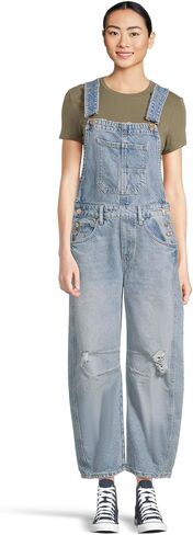 Free People Women's Good Luck Overall, Cobblestone in Saudi Arabia