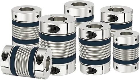 Shaft Coupling Bellows Flexible Motor Coupler Aluminium LB-B-D82L100 in Kuwait