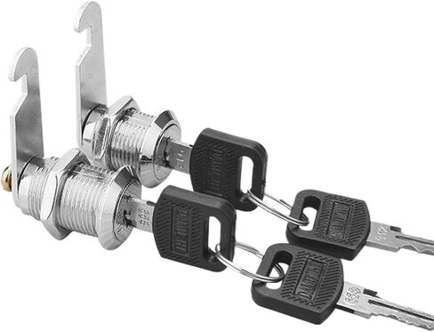 5sets File Cabinet Lock Iron Sheor Soiler Locker Clinder Cabinet Cabinet Babinet Lock Lock with 2 مفتاحين (مفتاح خاص 20 مم-01) in Saudi Arabia