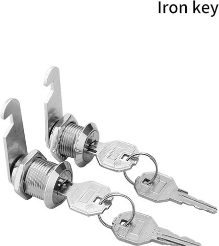 5sets File Cabinet Lock Iron Sheor Soiler Locker Clinder Cabinet Cabinet Babinet Lock Lock with 2 مفتاحين (مفتاح خاص 20 مم-01) in Saudi Arabia