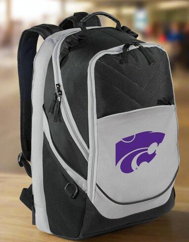 حقيبة كمبيوتر محمول على ظهره في Kansas State Backpack K-State (Black & Gray) in Saudi Arabia