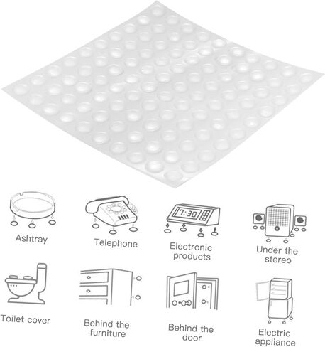 100pcs خزانة الوفير منصات لاصقة لقطاع عثرة أعمى لأساعد منخفضة غير انزلاق in Kuwait