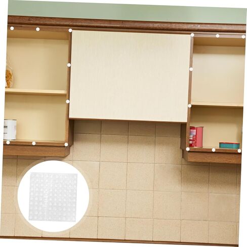 100pcs خزانة الوفير منصات لاصقة لقطاع عثرة أعمى لأساعد منخفضة غير انزلاق in Kuwait