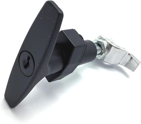T Handle Cabinet Lock Black with Keys for Train Plane Locker Electrical Cabinet MMS201 1Pcs(Keyless) in Saudi Arabia