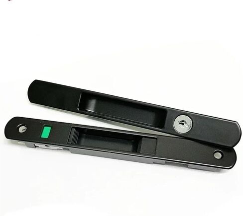 CMMS228 Hardware Zinc Alloy Interior Locks Sliding Door Lock Color Coded Red/Green Window Lock 1Pcs(White No Key) in Saudi Arabia