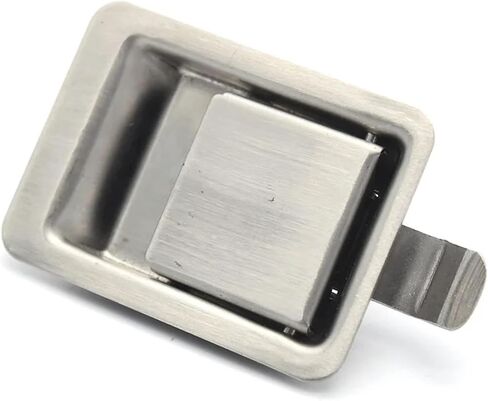 304 Stainless Truck Trunk Cabinet Lock Yacht Boat Cupboard Accessories Bus Handle MS220 1Pcs(Flat Piece) in Saudi Arabia