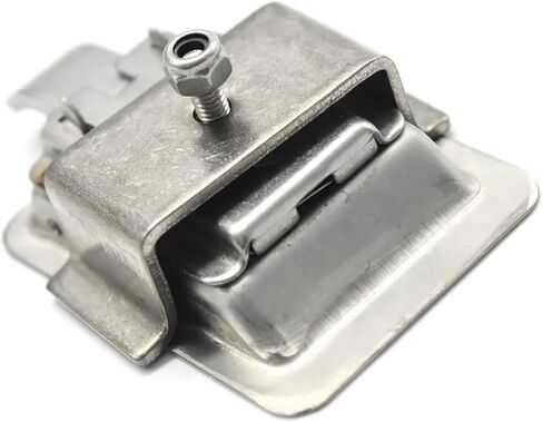 304 Stainless Truck Trunk Cabinet Lock Yacht Boat Cupboard Accessories Bus Handle MS220 1Pcs(Flat Piece) in Saudi Arabia
