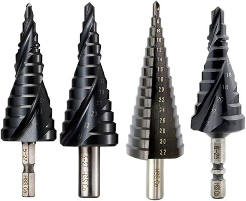 Spiral Straight Grooved Hex Quick Change Shank 1Pcs(6-35mm(13 Steps)) in Saudi Arabia