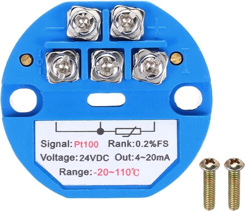 Meccanixity 0-600c RTD PT100 وحدة مرسل الاستشعار درجة الحرارة 4-20MA مضخم درجة الحرارة DC24V للوحدات الحرارية ، وحدات PLC in Kuwait