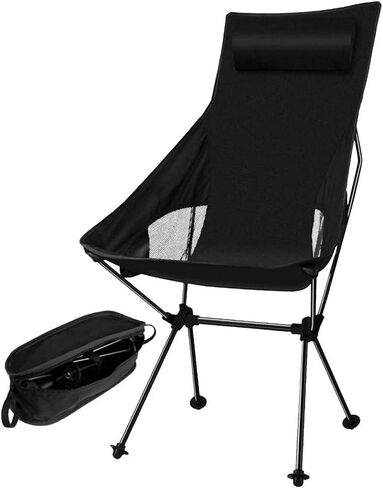 Portable Folding Chair Fishing Chair Outdoor Camping Picnic Seat Aluminum Portable Ultralight Folding Chairs Beach Chair for Fishing Tools Adjustable Folding Chair(E) in Saudi Arabia