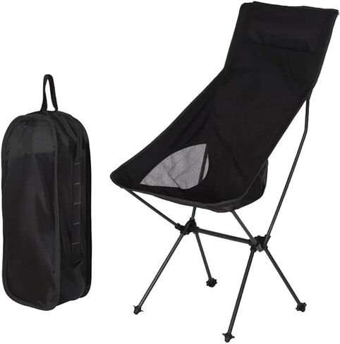 Portable Folding Chair Fishing Chair Outdoor Camping Picnic Seat Aluminum Portable Ultralight Folding Chairs Beach Chair for Fishing Tools Adjustable Folding Chair(E) in Saudi Arabia