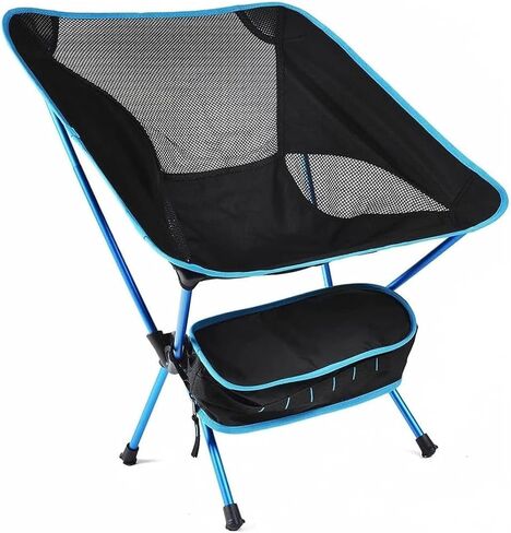 Portable Folding Chair Ultralight Camping Chair with Handbag Outdoor Portable Folding Chair for Picnic Beach Travel Hiking Fishing Chairs Adjustable Folding Chair(Red) in Saudi Arabia