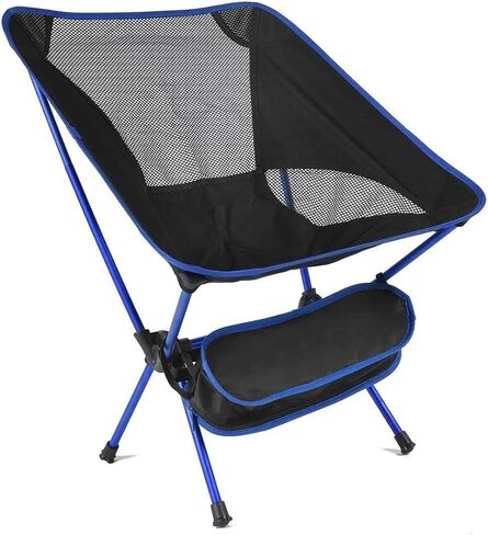 Portable Folding Chair Ultralight Camping Chair with Handbag Outdoor Portable Folding Chair for Picnic Beach Travel Hiking Fishing Chairs Adjustable Folding Chair(Red) in Saudi Arabia