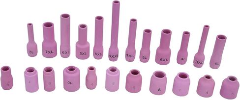46Pcs TIG Gas Lens Kit Collet Body Assorted Size for WP9 20 25 TIG Welding Torch Accessories Built in Filter Better Filter Impurities Easy to Replace Good Quality in Saudi Arabia