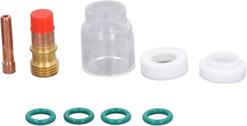 عدسة غاز حشية 11. 0 × 8. 0 × 7. أجهزة الكمبيوتر المحملة TIG ملحقات TIG Torch Torch Lens Cup Cup Cup Cup Wolding Forch for WP 17 18 26 Resistant in Saudi Arabia