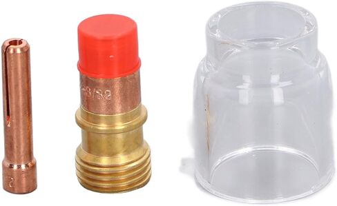 عدسة غاز حشية 11. 0 × 8. 0 × 7. أجهزة الكمبيوتر المحملة TIG ملحقات TIG Torch Torch Lens Cup Cup Cup Cup Wolding Forch for WP 17 18 26 Resistant in Saudi Arabia