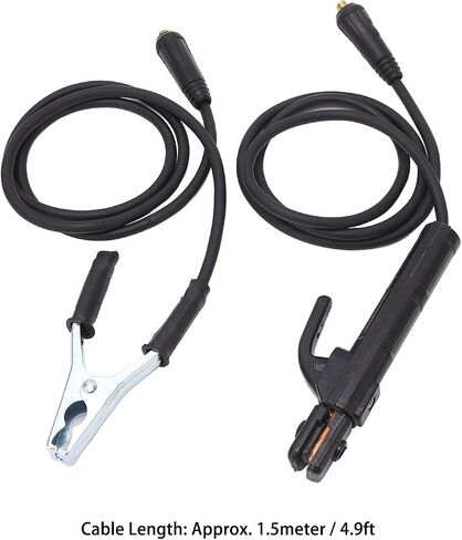 Good Hand Clearance Ground Clamp for Welder 30.0×25.0×5.0 Welding Electrode 200A Brass Iron Machine Ground Clamp Replacement Accessories with. 5Meter Cable Brass Iron in Saudi Arabia