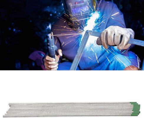TIG Tungsten Electrode WP Green Tip Needles Welding Accessories 3.0 x 175mm for Stainless Steel Aluminum Alloy Welding in Saudi Arabia