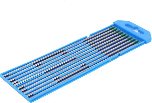 TIG Tungsten Electrode WP Green Tip Needles Welding Accessories 3.0 x 175mm for Stainless Steel Aluminum Alloy Welding in Saudi Arabia