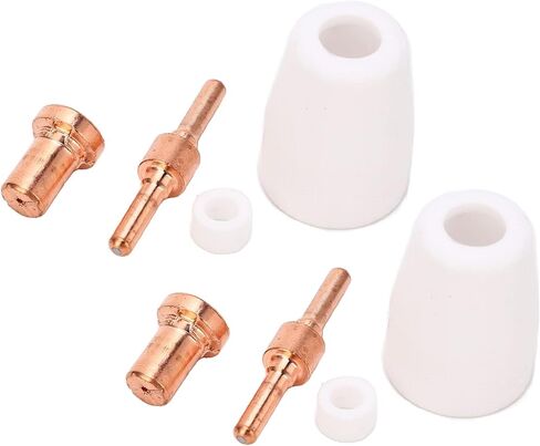 65pcs Torch Counstions Red Copper Ptfe Electrode Cups Kit Kit for TIG Lelding مناسبة لبنادق الشعلة PT 31 و 40 مع إكسسوارات عملية أقل in Saudi Arabia