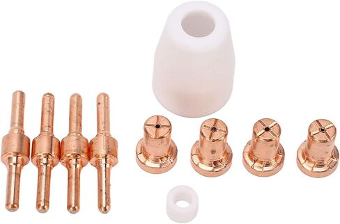 65pcs Torch Counstions Red Copper Ptfe Electrode Cups Kit Kit for TIG Lelding مناسبة لبنادق الشعلة PT 31 و 40 مع إكسسوارات عملية أقل in Saudi Arabia
