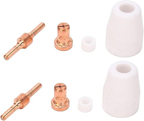 65pcs Torch Counstions Red Copper Ptfe Electrode Cups Kit Kit for TIG Lelding مناسبة لبنادق الشعلة PT 31 و 40 مع إكسسوارات عملية أقل in Saudi Arabia