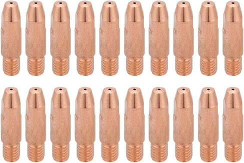 20 Pieces Copper Electric Welder Tip Welding Torch Tip Accessory for Binzel 24kd Mig Mag Welding Torch 0.8 1.0 1.2mm(1) in Saudi Arabia