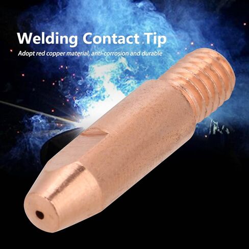 20 Pieces Copper Electric Welder Tip Welding Torch Tip Accessory for Binzel 24kd Mig Mag Welding Torch 0.8 1.0 1.2mm(1) in Saudi Arabia