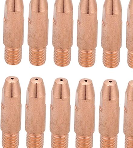 20 Pieces Copper Electric Welder Tip Welding Torch Tip Accessory for Binzel 24kd Mig Mag Welding Torch 0.8 1.0 1.2mm(1) in Saudi Arabia