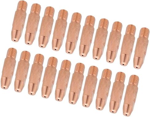 20 Pieces Copper Electric Welder Tip Welding Torch Tip Accessory for Binzel 24kd Mig Mag Welding Torch 0.8 1.0 1.2mm(1) in Saudi Arabia