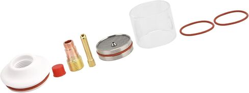 Tig Torch Accessories Tig Welding Accessories 15×9×6 Tig Torch Nozzle Kit Cup Collet Accessory Set 2.4 for Wp 17 18 26 Argon Welding in Saudi Arabia