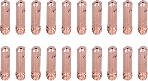 20Pcs Welding Tips Nozzles for CO2 Gun Power Tool Parts Accessories with Clear Thread Smooth Edges Enhanced Conductivity Enough Quantity and Long Service Life in Saudi Arabia