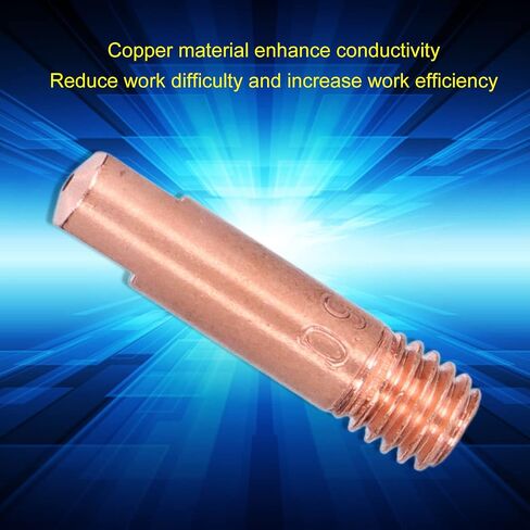 20Pcs Welding Tips Nozzles for CO2 Gun Power Tool Parts Accessories with Clear Thread Smooth Edges Enhanced Conductivity Enough Quantity and Long Service Life in Saudi Arabia