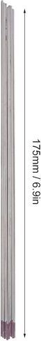TIG Tungsten Electrode Purple Tip Needles Welding Accessories for Thin Stainless Steel, Aluminum 10Pcs 1.0 x 175mm in Saudi Arabia