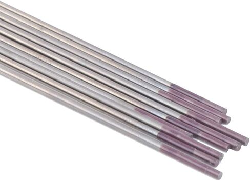 TIG Tungsten Electrode Purple Tip Needles Welding Accessories for Thin Stainless Steel, Aluminum 10Pcs 1.0 x 175mm in Saudi Arabia