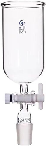1pcs Clear 50ml to 1000ml Glass Cylindrical Feed Funnel with PTFE Piston 19#24# frosted Standard joint for lab learning tools(50mm joint No.19) in Saudi Arabia