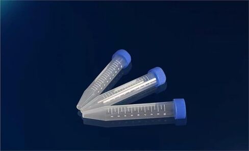 100pcs/pack 15 مل على شكل كرة بلاستيكي أنبوب الطرد المركزي لطرد مركزي مركزي in Saudi Arabia