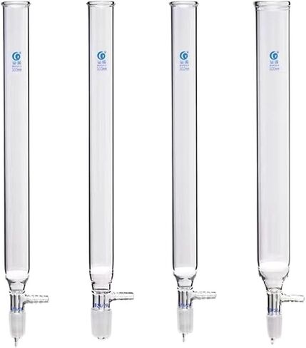 1pcs Lab Chromatographic Column with 19#/24# Matte Socket, Suction Filter Chromatography Column with Sandboard(60x300mm joint 24) in Saudi Arabia
