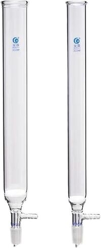 1pcs Lab Chromatographic Column with 19#/24# Matte Socket, Suction Filter Chromatography Column with Sandboard(60x300mm joint 24) in Saudi Arabia