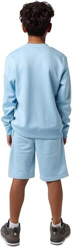 Bioworld Dog Man Puff Ruff Boy's 2-Pack Crew Neck Long Sleeve Sweatshirt & Lounge Shorts Set in Saudi Arabia