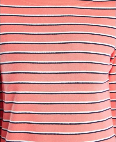 Nautica Women's Boatneck 3/4 Sleeve 100% Cotton Shirt in Saudi Arabia
