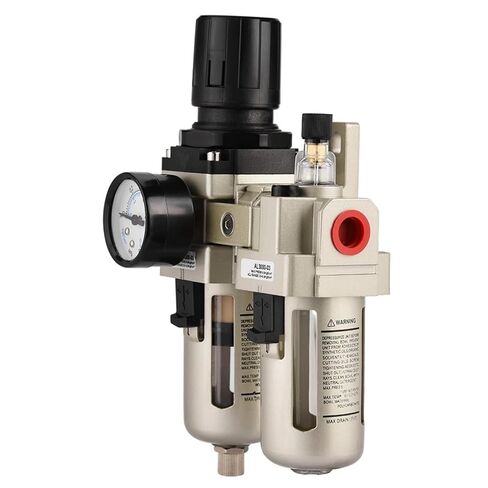 Air Filter Regulator, 1pc AC3010‑03 Aluminum Alloy Compressed Air Pressure Regulator Moisture Trap Water Filter 3/8" in Saudi Arabia